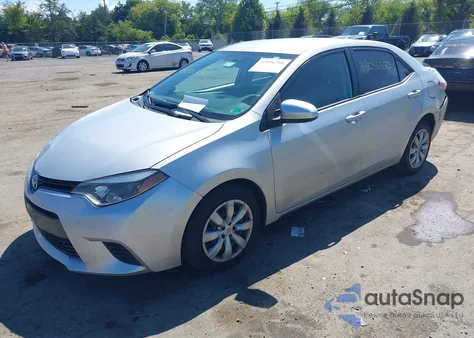 2014 Toyota Corolla Le from USA, damaged, VIN 5YFBURHE0EP021350